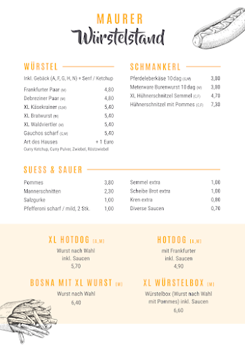 Opinii despre Maurer Würstelstand în Wien - Gastronomie und Hotellerie