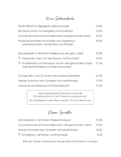 Opinii despre Wirtshaus Nattererboden în Natters - Gastronomie und Hotellerie