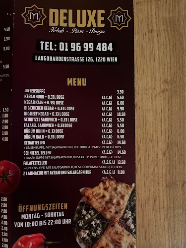 DELUXE-Kebab Pizza Burger