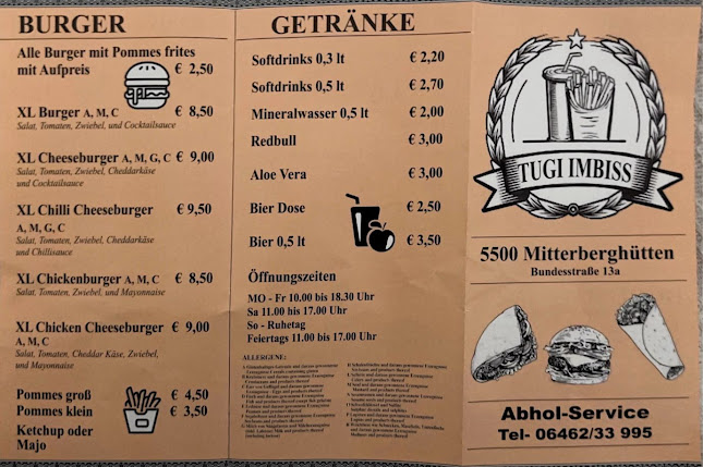 Opinii despre Tugi Imbiss în Bischofshofen - Gastronomie und Hotellerie