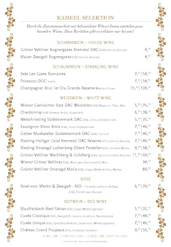 Zum Schwarzen Kameel - Gastronomie und Hotellerie