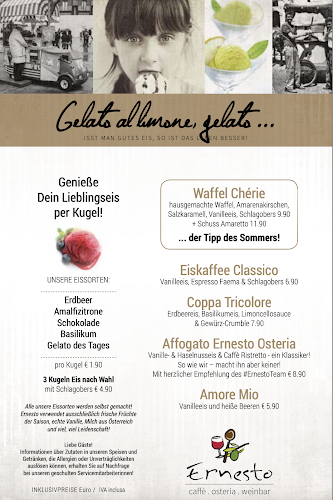 Opinii despre Ernesto caffè. osteria. weinbar în Ried im Innkreis - Gastronomie und Hotellerie