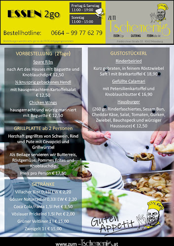 Opinii despre zum TSCHEMERNIG - ESSEN2go * CATERING * FEIERNallerArt în Moosburg - Gastronomie und Hotellerie