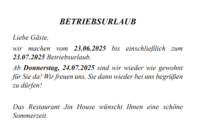 Jin House China-Restaurant