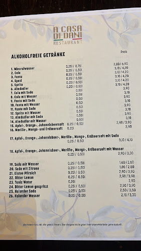 A CASA DI DANI Restaurant-Pizzeria