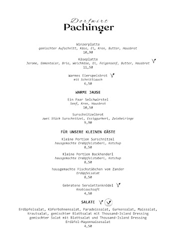 Dorfwirt Pachinger - Gastronomie und Hotellerie