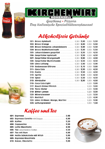 Kirchenwirt Hohenzell Pizzeria und Gasthaus mit traditioneller Küche - Gastronomie und Hotellerie