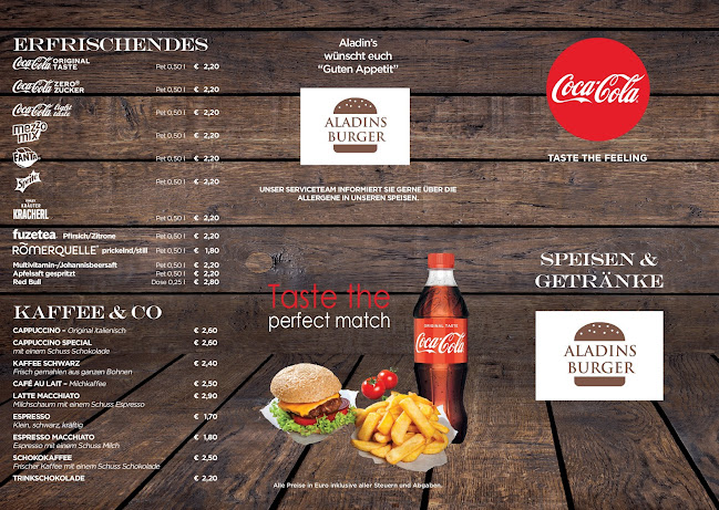 Opinii despre Aladin's Burger în Hallein - Gastronomie und Hotellerie