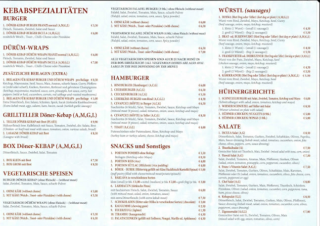 ISCULA Gastro Pizzeria -Kebap -Grill, F. A. VERDIL