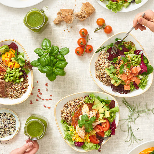 Opinii despre dean&david | Bowls, Salate, Curries & Snacks im Austria Campus Wien în Wien - Gastronomie und Hotellerie