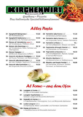 Kirchenwirt Hohenzell Pizzeria und Gasthaus mit traditioneller Küche