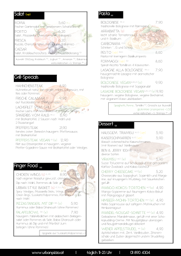 URBAN BROS. PIZZA & CO. - Gastronomie und Hotellerie