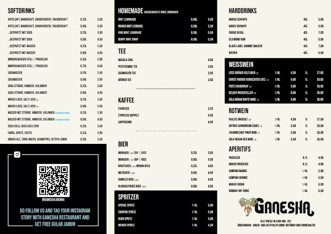 Opinii despre GANESHA Indian cuisine în Wien - Gastronomie und Hotellerie