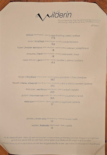 die Wilderin - Gastronomie und Hotellerie