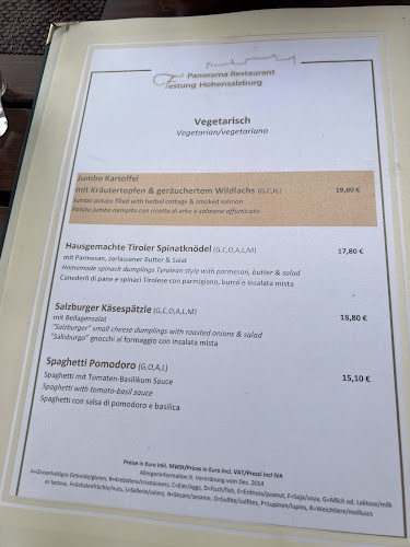 Panoramarestaurant zur Festung Hohensalzburg - Salzburg