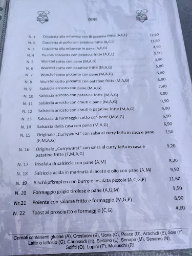 Opinii despre Imbiss Cafe Pub Tra Amici în Lienz - Gastronomie und Hotellerie