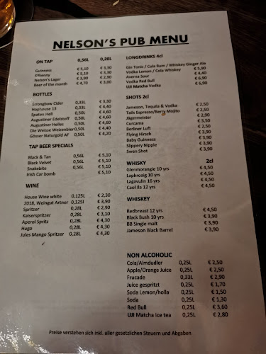 Opinii despre Nelson's Pub în Wien - Gastronomie und Hotellerie