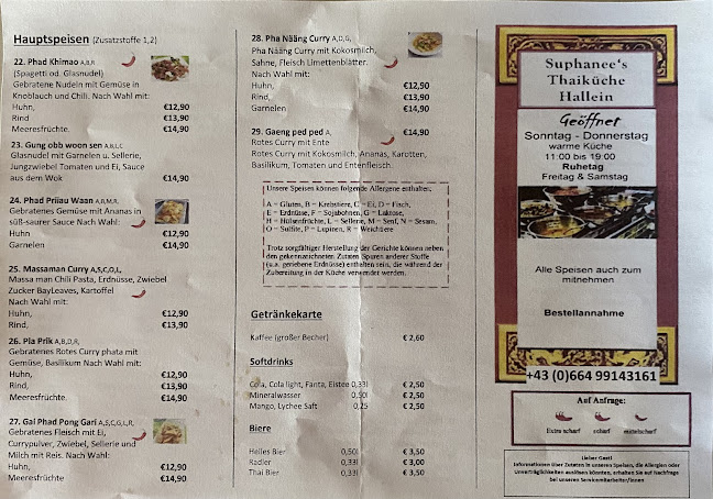 Suphanee‘s Thaiküche Hallein