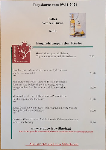 Restaurant Der Stadtwirt