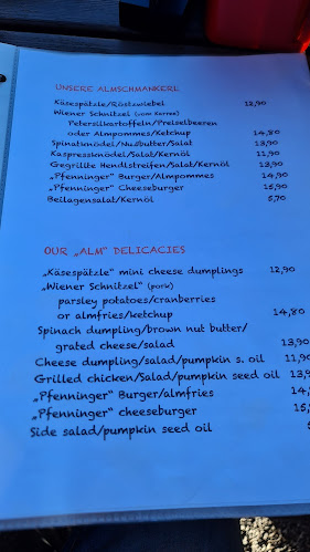 Pfenninger Alm - Restaurant - Wals