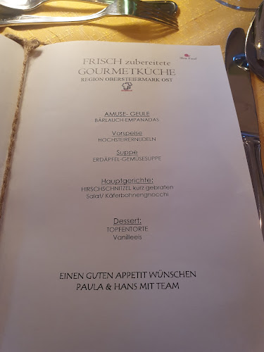 Opinii despre Restaurant-Landhotel Hubinger în Etmißl - Gastronomie und Hotellerie