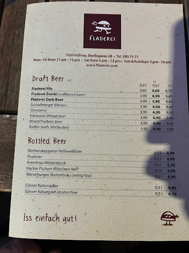 Fladerei Skodagasse - Gastronomie und Hotellerie