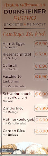 Opinii despre Dürnsteiner Bistro-Bäckerei-Feinkost în Bad Deutsch-Altenburg - Gastronomie und Hotellerie