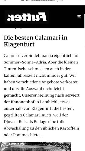 Restaurant Kanonenhof "Alpe-Adria-Spezialitäten"