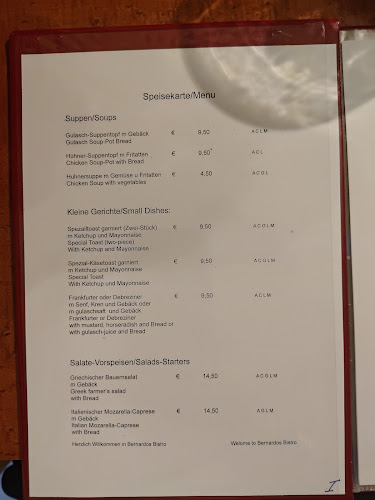 Opinii despre Bernardos Bistro în Wien - Gastronomie und Hotellerie