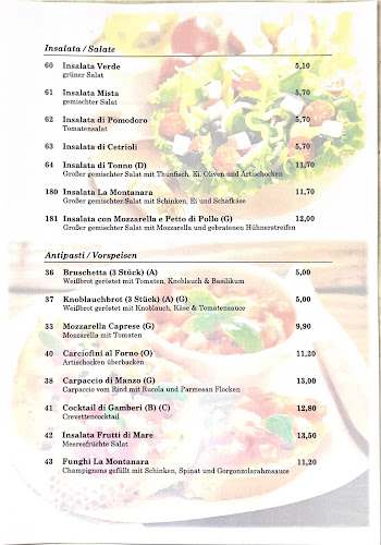 Pizzeria Ristorante La Montanara - Andelsbuch