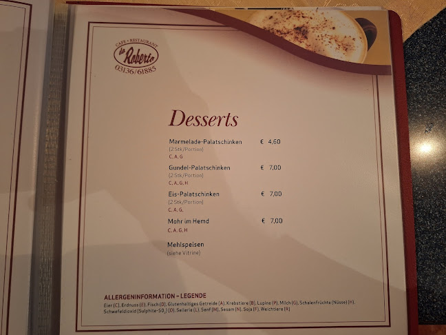 DA ROBERTO - Café-Restaurant