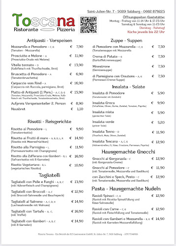 Pizzeria Toscana - Gastronomie und Hotellerie