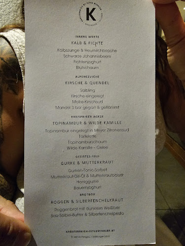 Opinii despre Kräuterreich by Vitus Winkler în St. Veit im Pongau - Gastronomie und Hotellerie