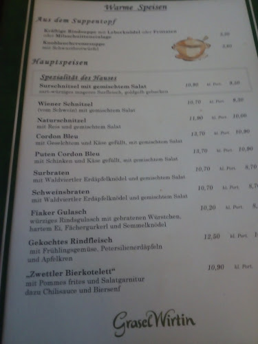 Graselwirt-in - Gastronomie und Hotellerie