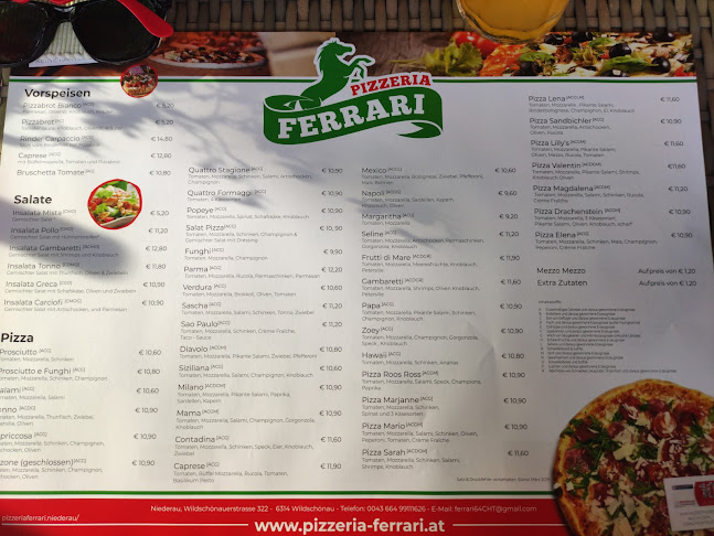 Opinii despre Pizzeria Ferrari în Niederau - Gastronomie und Hotellerie