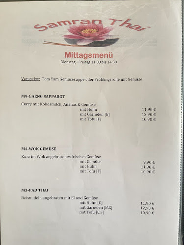 Opinii despre Samran Thai Restaurant în Wien - Gastronomie und Hotellerie