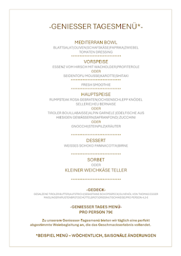 Restaurant Esskultur by Hotel Unterlechner | Pillerseetal