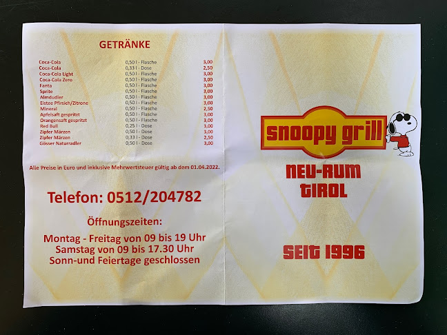 Snoopy Grill - Gastronomie und Hotellerie