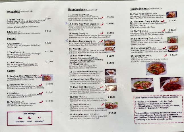 Comentarii opinii despre Suphanee‘s Thaiküche Hallein