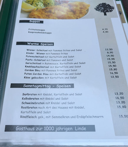 Comentarii opinii despre Gasthaus zur 1000jährigen Linde