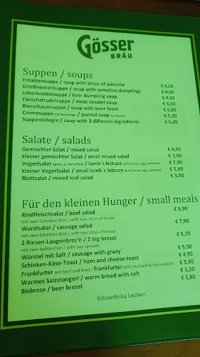 Opinii despre Gasthof Brauhaus Gösserbräu în Leoben - Gastronomie und Hotellerie