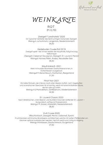 Restaurant zur Post - Gastronomie und Hotellerie