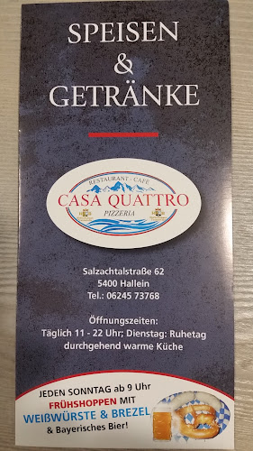 Opinii despre Casa Quattro Pizzeria în Hallein - Gastronomie und Hotellerie