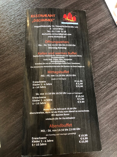 Opinii despre Dschunke - Asiatisches All you can eat Buffet / A la carte în Wien - Gastronomie und Hotellerie