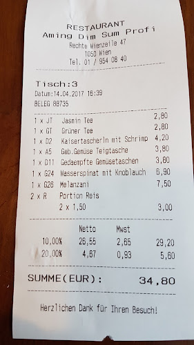 Aming Dim Sum Profi - Wien