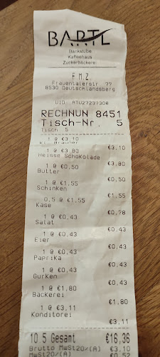 Kaffeehaus-Bäckerei-Konditorei Bartl