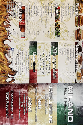 Opinii despre Milano Pizza & Kebap Haus în Klagenfurt am Wörthersee - Gastronomie und Hotellerie