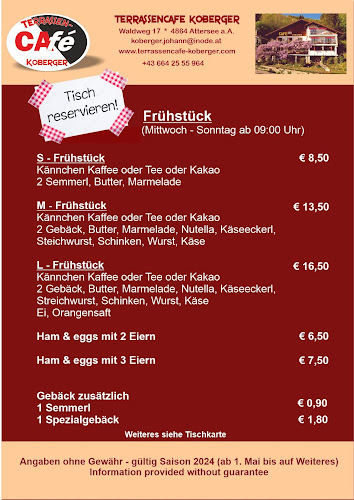 Terrassencafe Koberger - Gastronomie und Hotellerie
