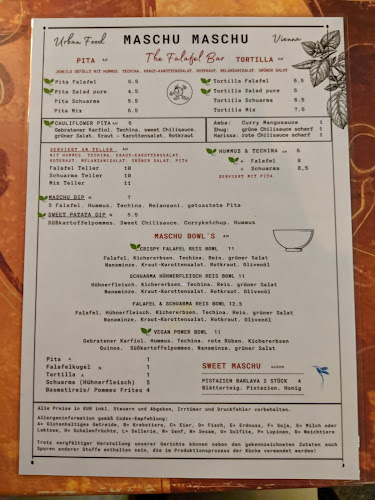 Opinii despre Maschu Maschu în Wien - Gastronomie und Hotellerie