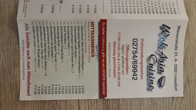 Restaurant WOK - Asia cuisine - Loosdorf